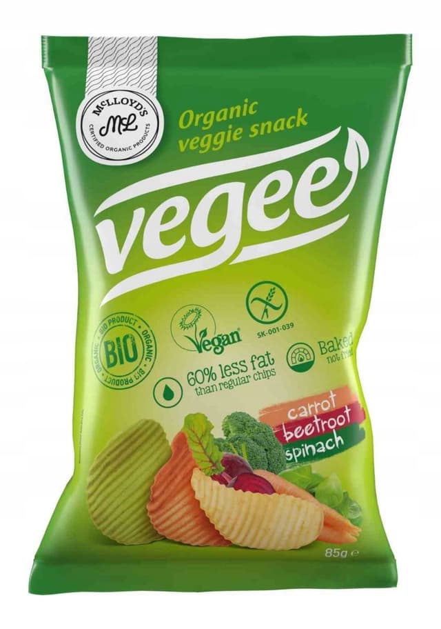 McLLOYDS - Vegee luomukasvisvälipala - 85 g – McLLOYDS