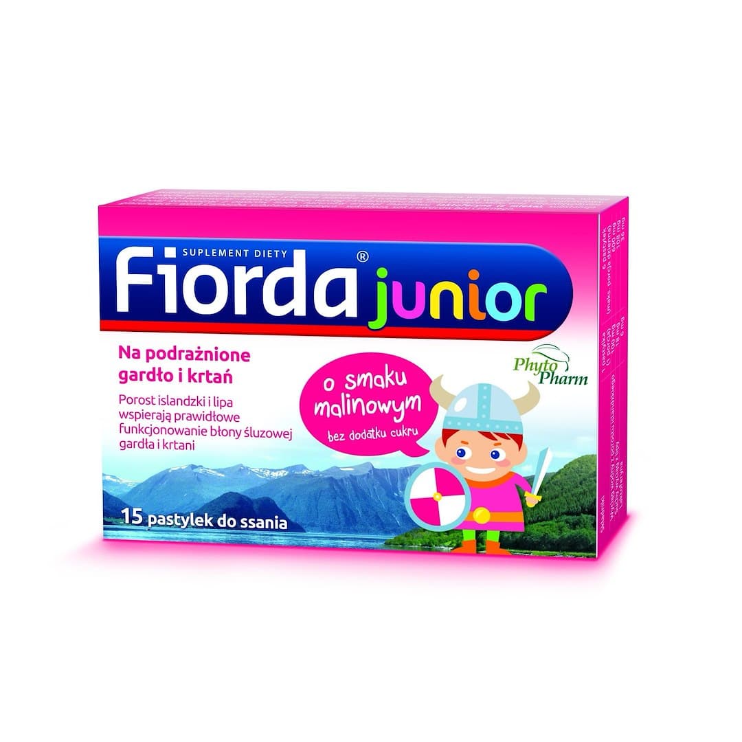 Fiorda - Junior Lozenges 15 Pieces – Fiorda förpackning