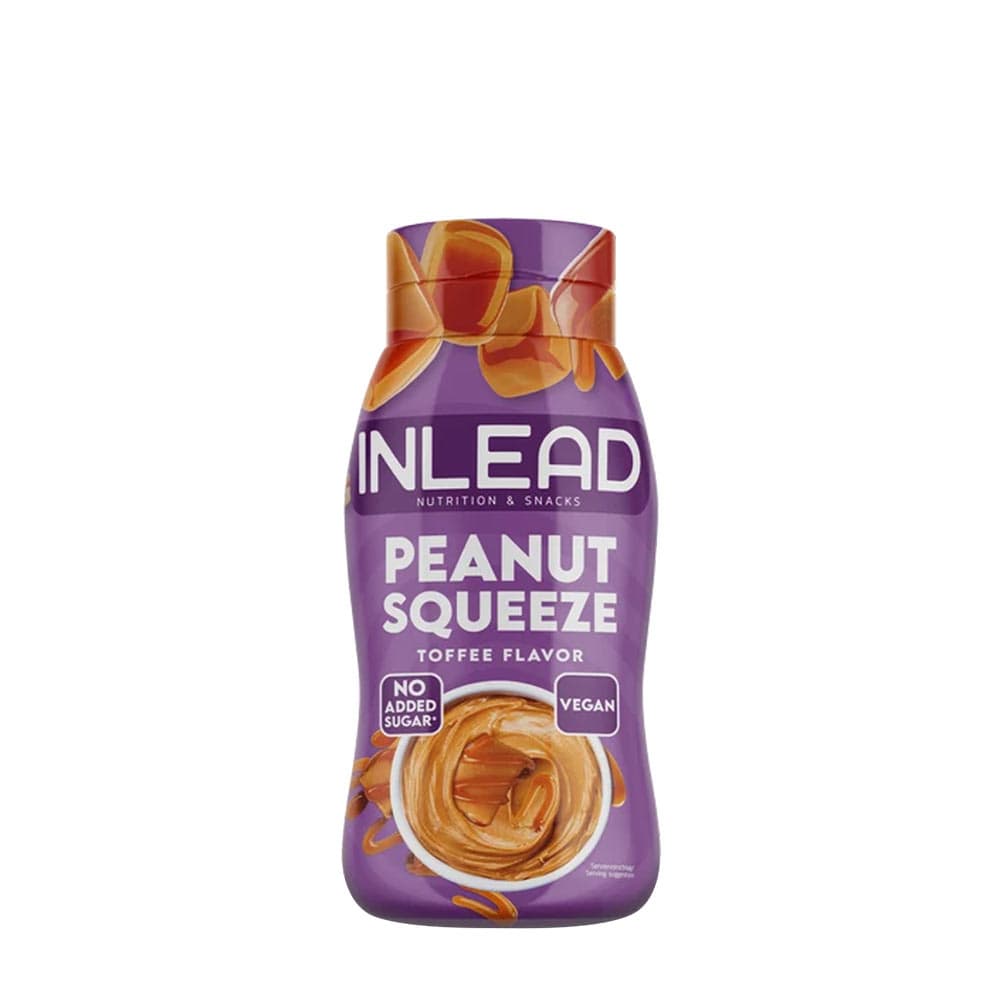 INLEAD Nutrition - Jordnøddesmør - Toffee, 520 g – emballage