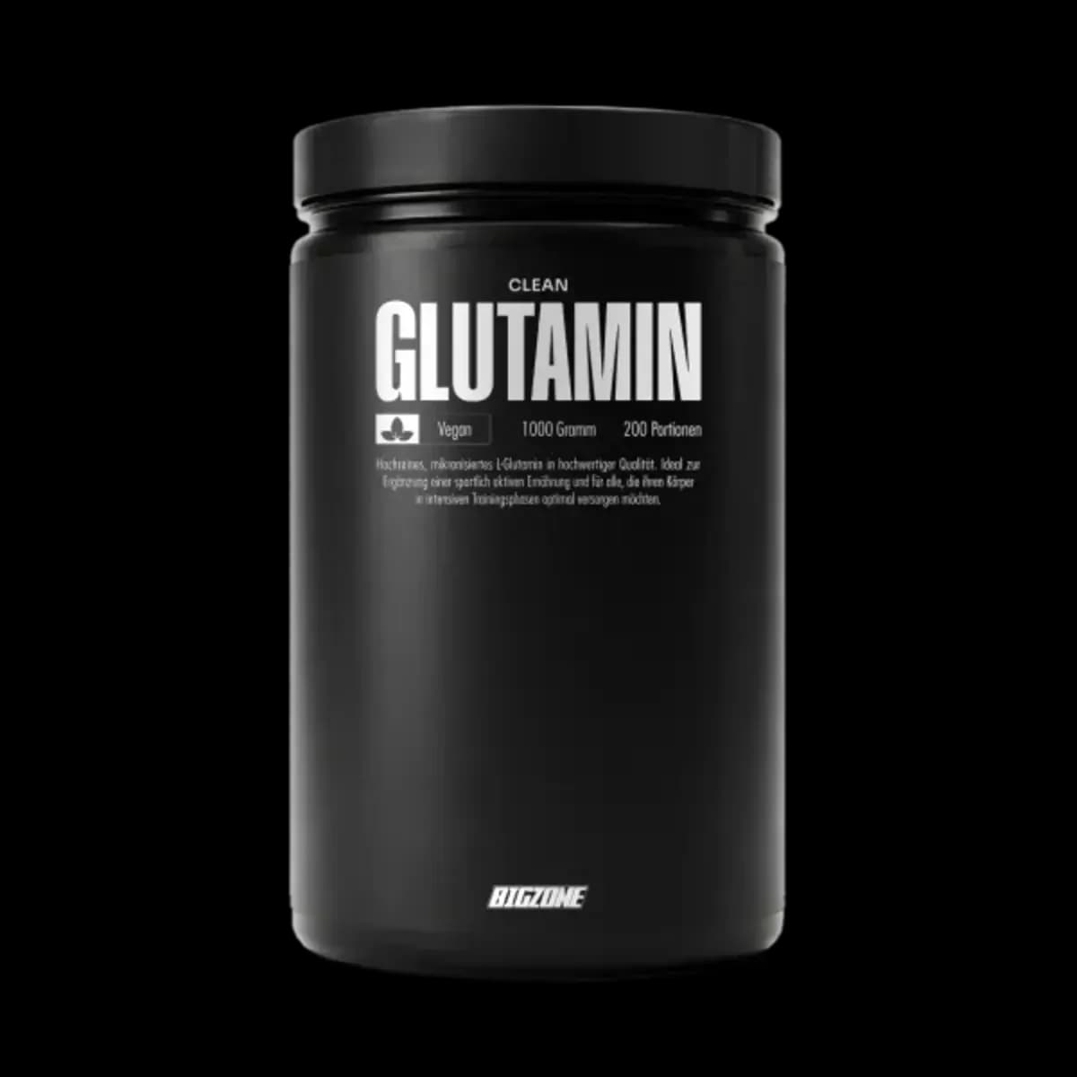 Big Zone - L-glutamin – förpackning