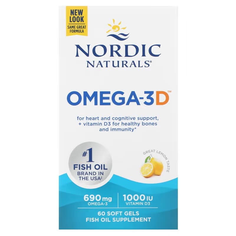 Nordic Naturals - Omega-3D – Nordic Naturals pakkaus