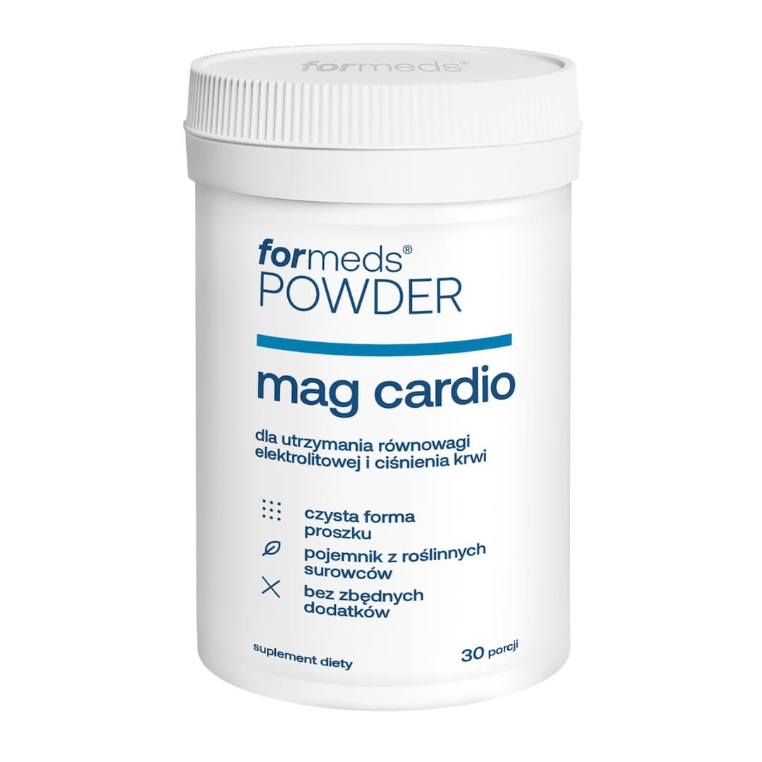 FORMEDS - POWDER mag cardio (62,7 g) – FORMEDS förpackning