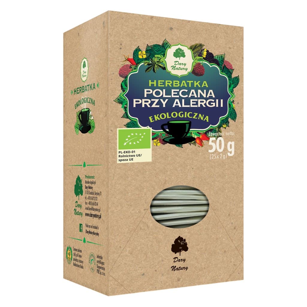 Dary Natury - Allergy Tea – Dary Natury förpackning