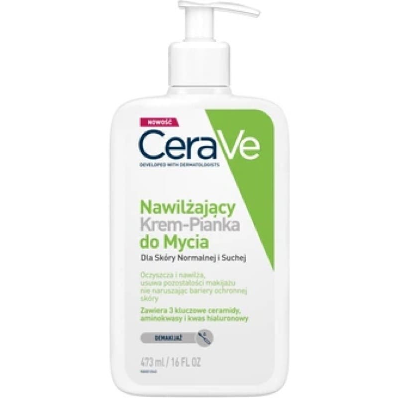 CeraVe - Rengöringskräm som skummar, för normal till torr hud – CeraVe förpackning