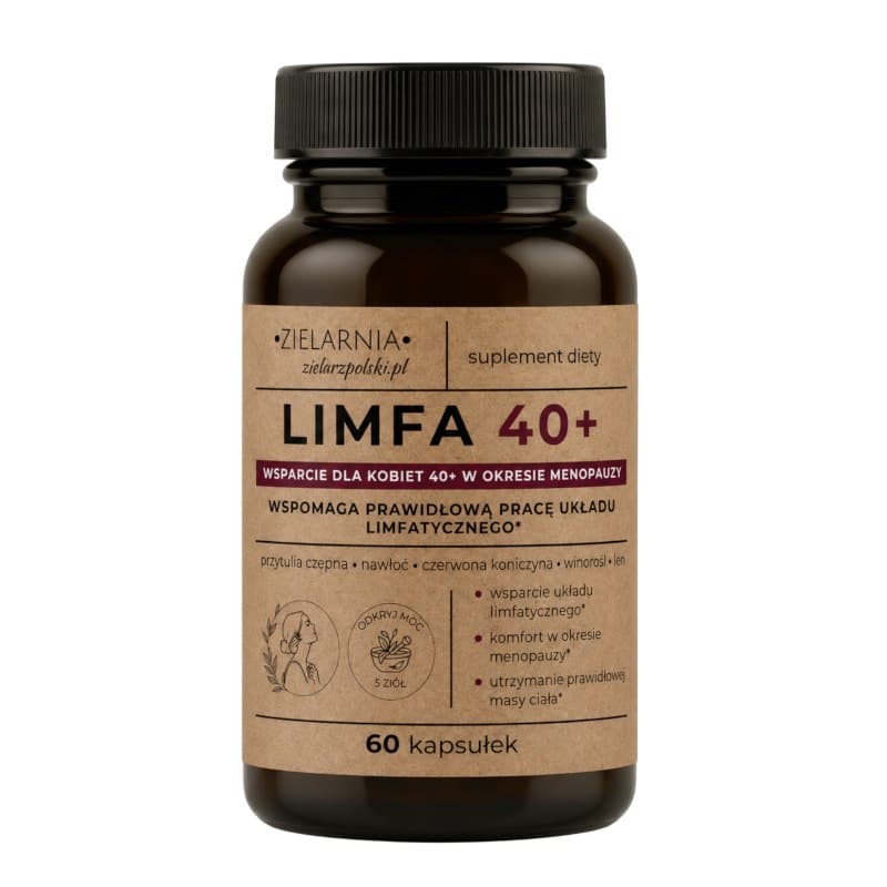 Zielarnia - LIMFA 40+ - 60 Caps – Zielarnia förpackning