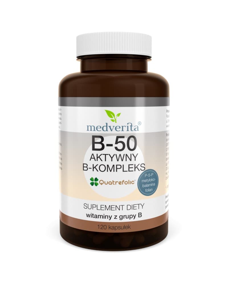 Medverita - B-50 Active B-Complex - 120 Caps