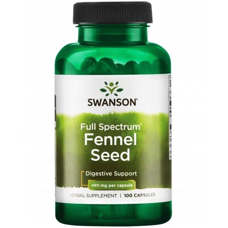 Swanson - Full Spectrum Fennel Seed - 100 Caps – Swanson förpackning