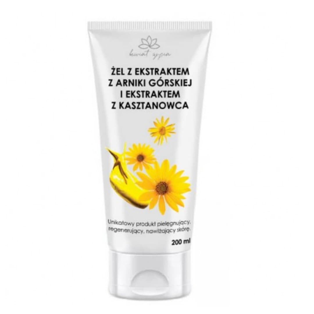 Kwiат Arnica - Gel with Mountain Arnica Extract and Chestnut Extract