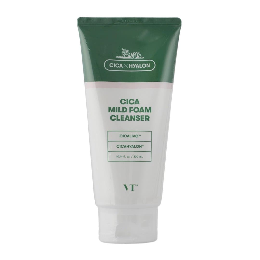 SKO - VT COSMETICS VT Cica Mild Foam Cleanser 300 ml – SKO förpackning