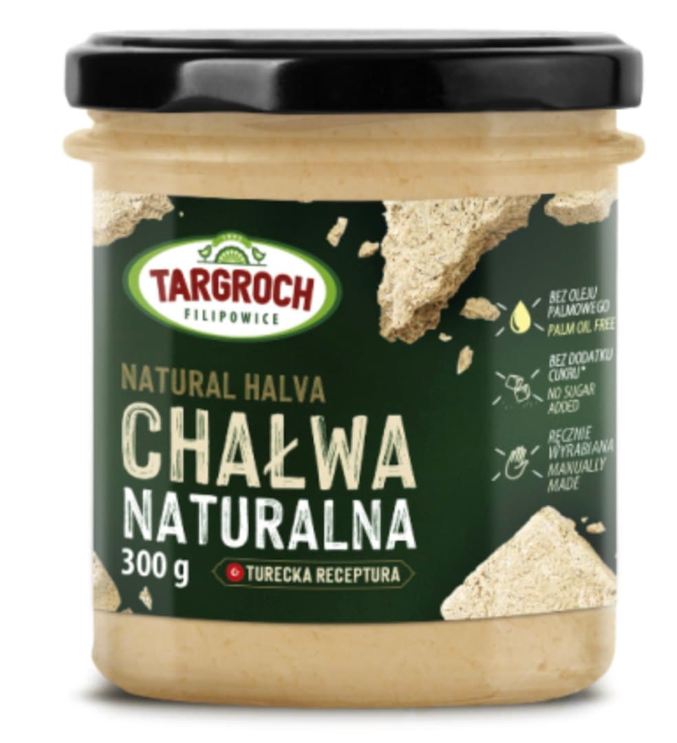 Targroch - Natural Halva - 300g – Targroch förpackning