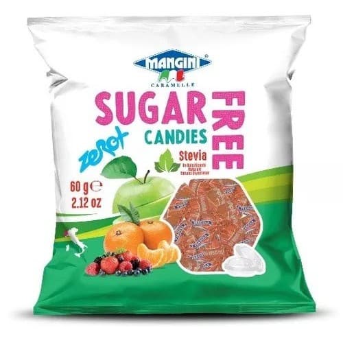 Mangini - Sugar Free Candies – Mangini förpackning