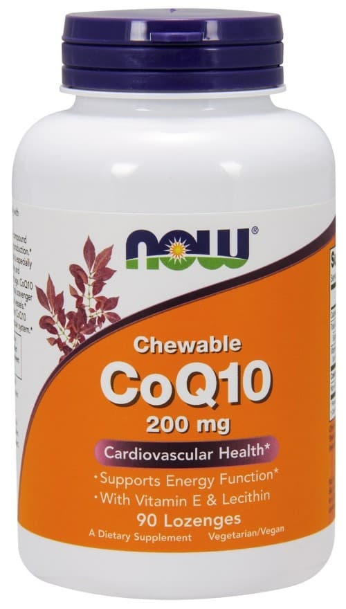 NOW Foods - CoQ10 With Lecithin & Vitamin E – NOW Foods förpackning