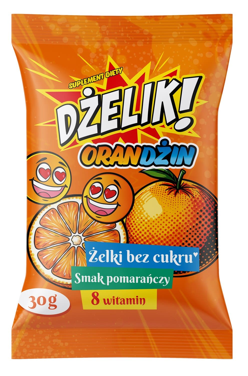DŻELIK! - Orandżin – DŻELIK! förpackning