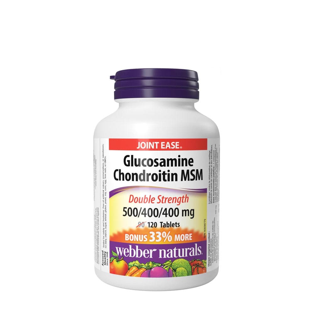 Webber Naturals - Joint Ease Glucosamine Chondroitin MSM – Webber Naturals förpackning