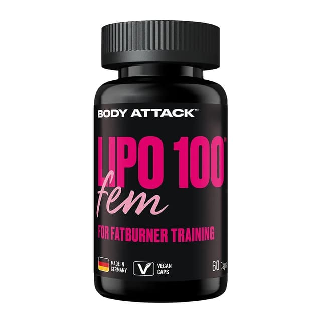 Body Attack - Lipo 100 Fem - 60 kapsler – Body Attack