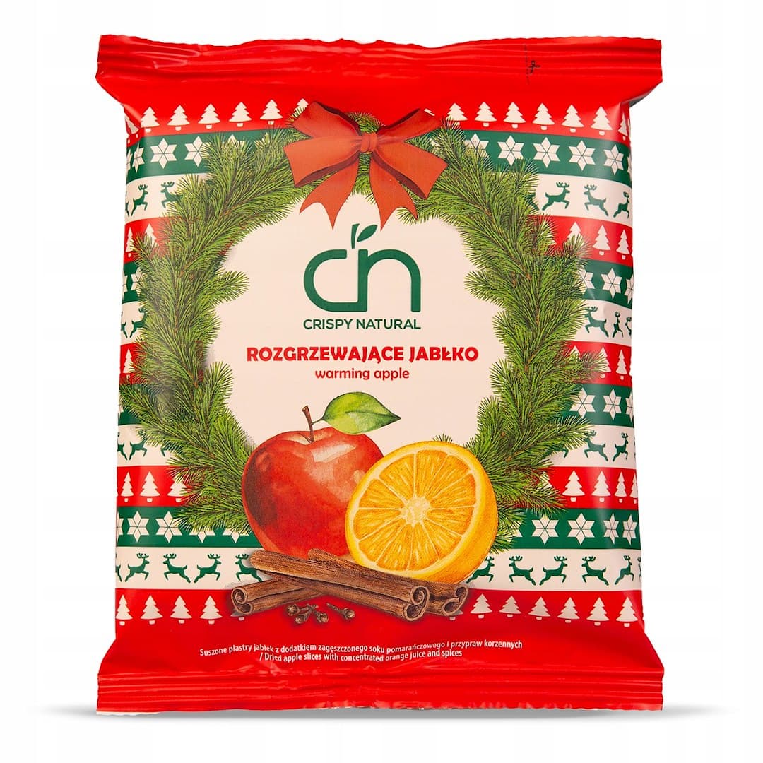 Crispy Natural - Warming Apple - 50g – Crispy Natural förpackning