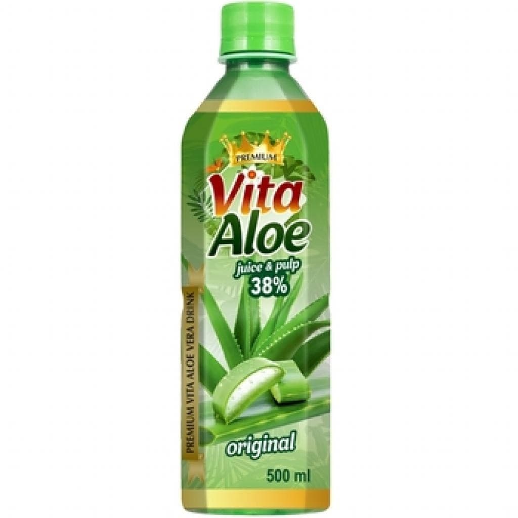 Vita Aloe Drink 38% – Vita förpackning