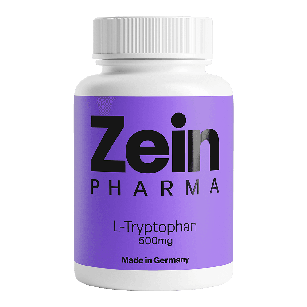 Zein Pharma - L-Tryptophan - 180 Caps (KORT DATUM 2026-10-30) – Zein Pharma förpackning