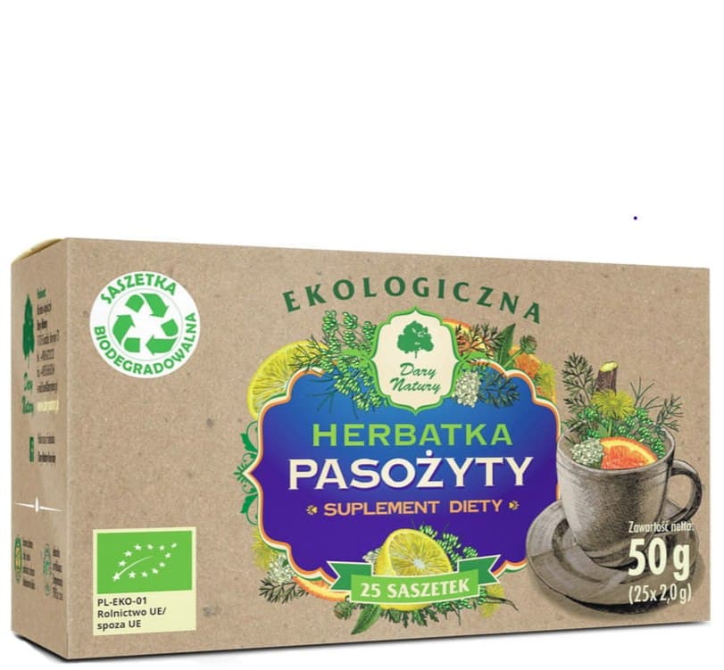 Dary Natury - Parasite Cleanse Tea – Dary Natury emballage