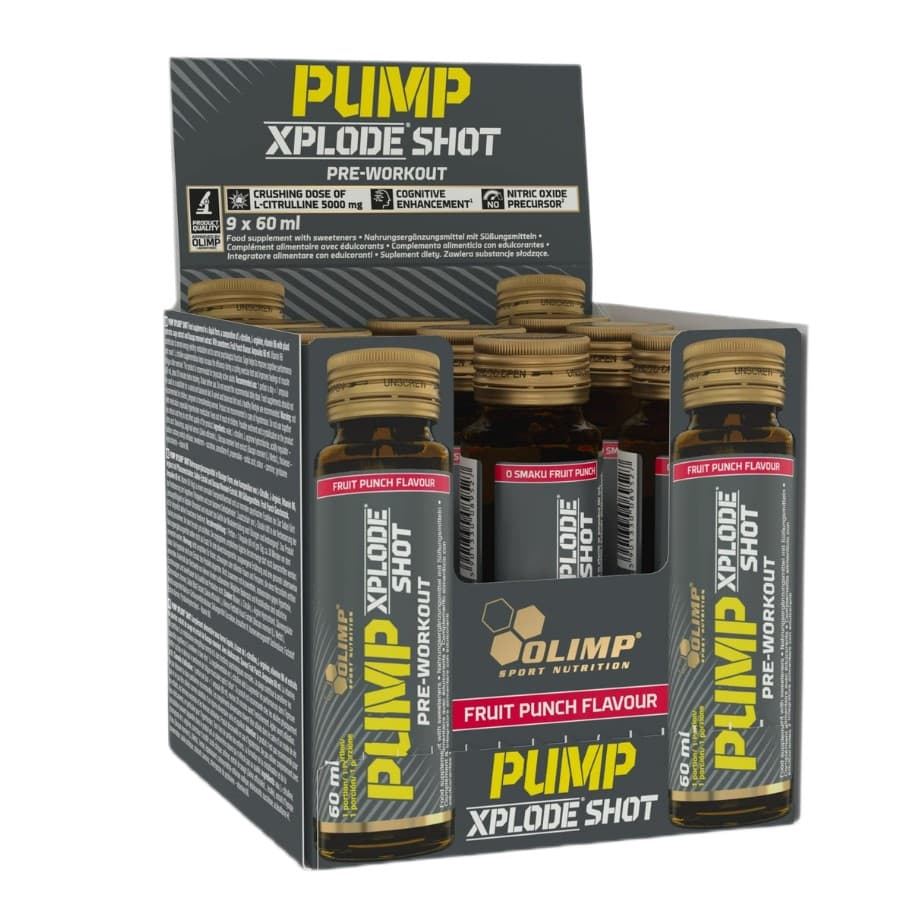 Olimp Labs - Pump Xplode Shot Fruktbål, 9 × 60 ml