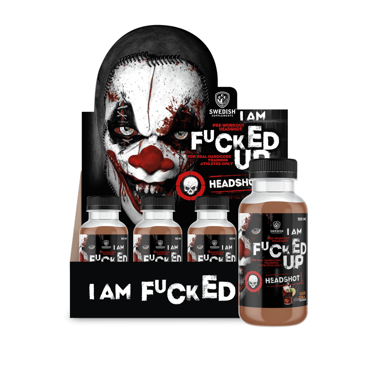 Swedish Supplements Fucked Up Headshot 16x100ml Sour Cola
