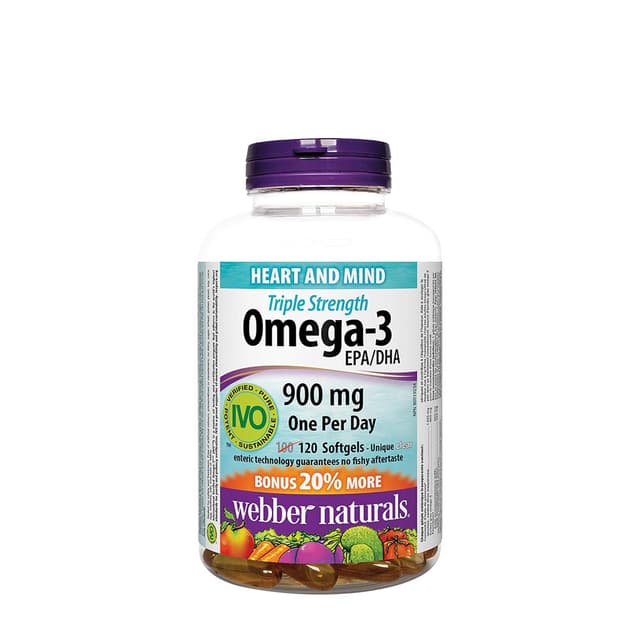Webber Naturals Triple Strength Omega-3 - 80 Softgels – Webber Naturals