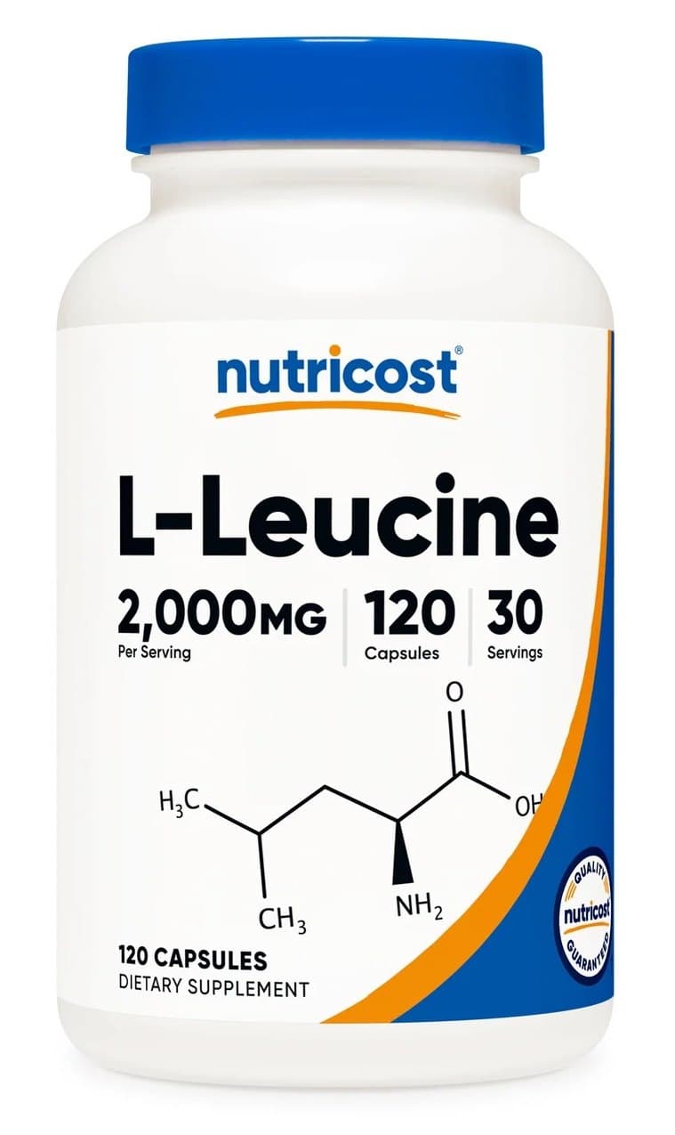 Nutricost - L-Leucin - 120 Kapsler – Nutricost emballage