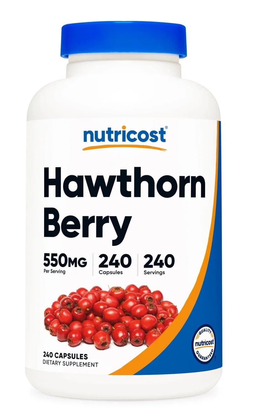 Nutricost - Hagtornbær - 240 kapsler – Nutricost emballage