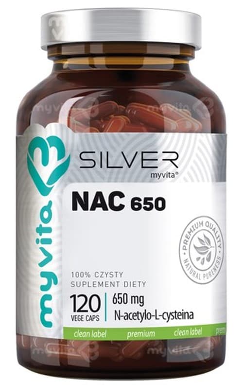 MyVita - NAC N-Asetyyliluuk cysteiini 650mg – MyVita pakkaus