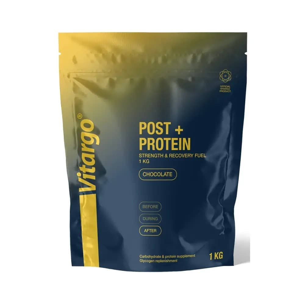 Vitargo - Post + Protein - Chocolate - 1 KG – Vitargo förpackning