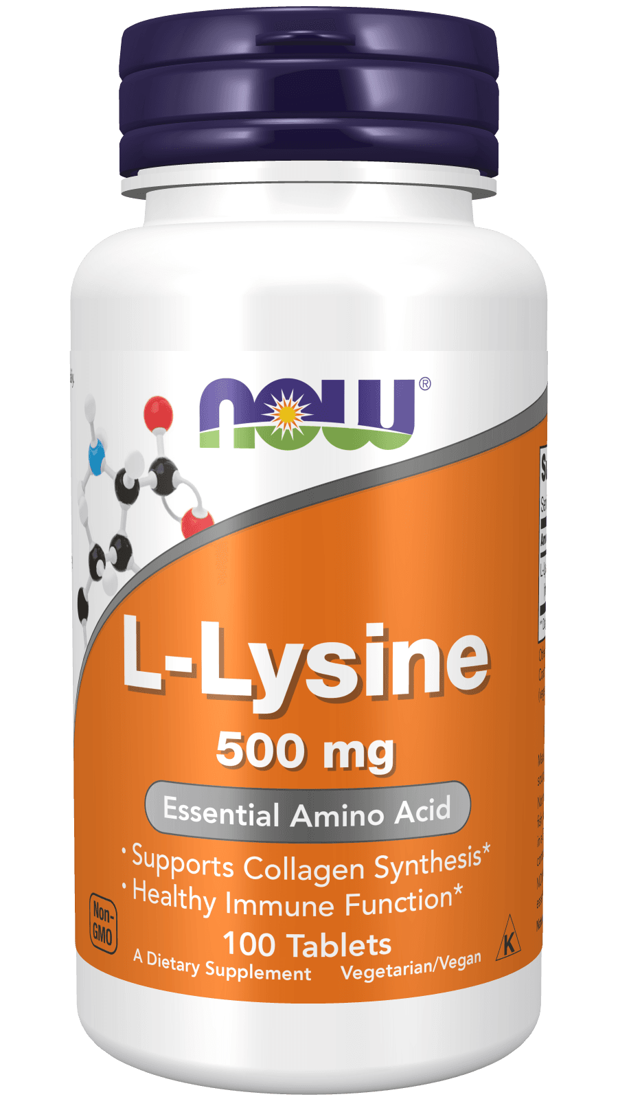 NOW Foods - L-Lysiini - Aminohappo – NOW Foods pakkaus