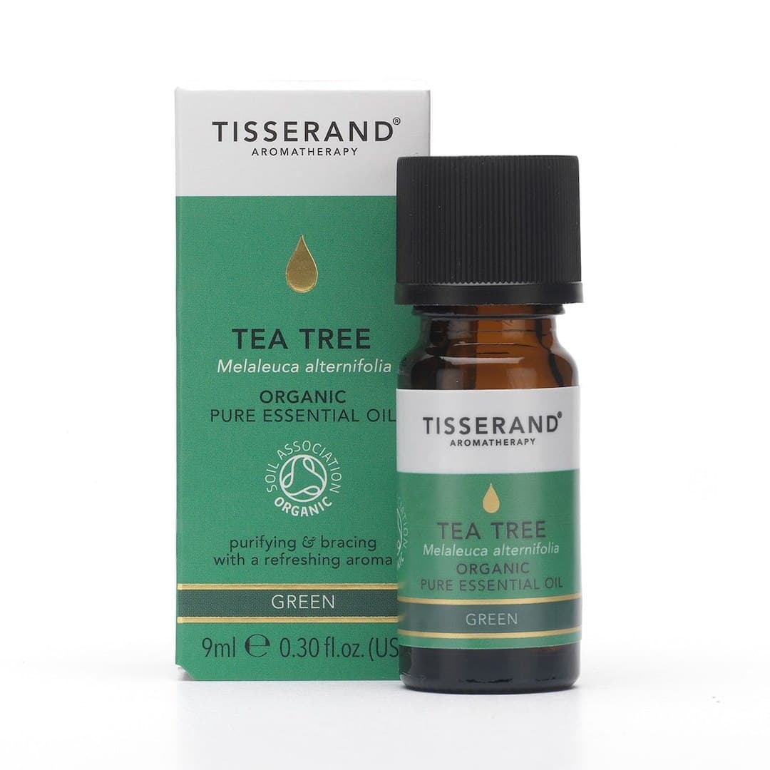 Tisserand Aromatherapy Tea Tree Melaleuca Alternifolia Organic (9ml / 0,3 Fl. oz.) – Tisserand Aromatherapy förpackning