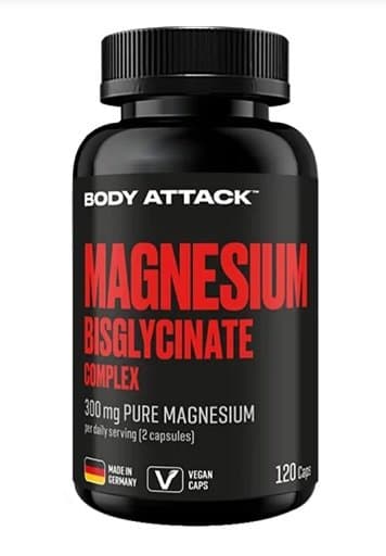 Body Attack - Magnesiumbisglysinaattiyhdistelmä - 120 kapselia – Body Attack