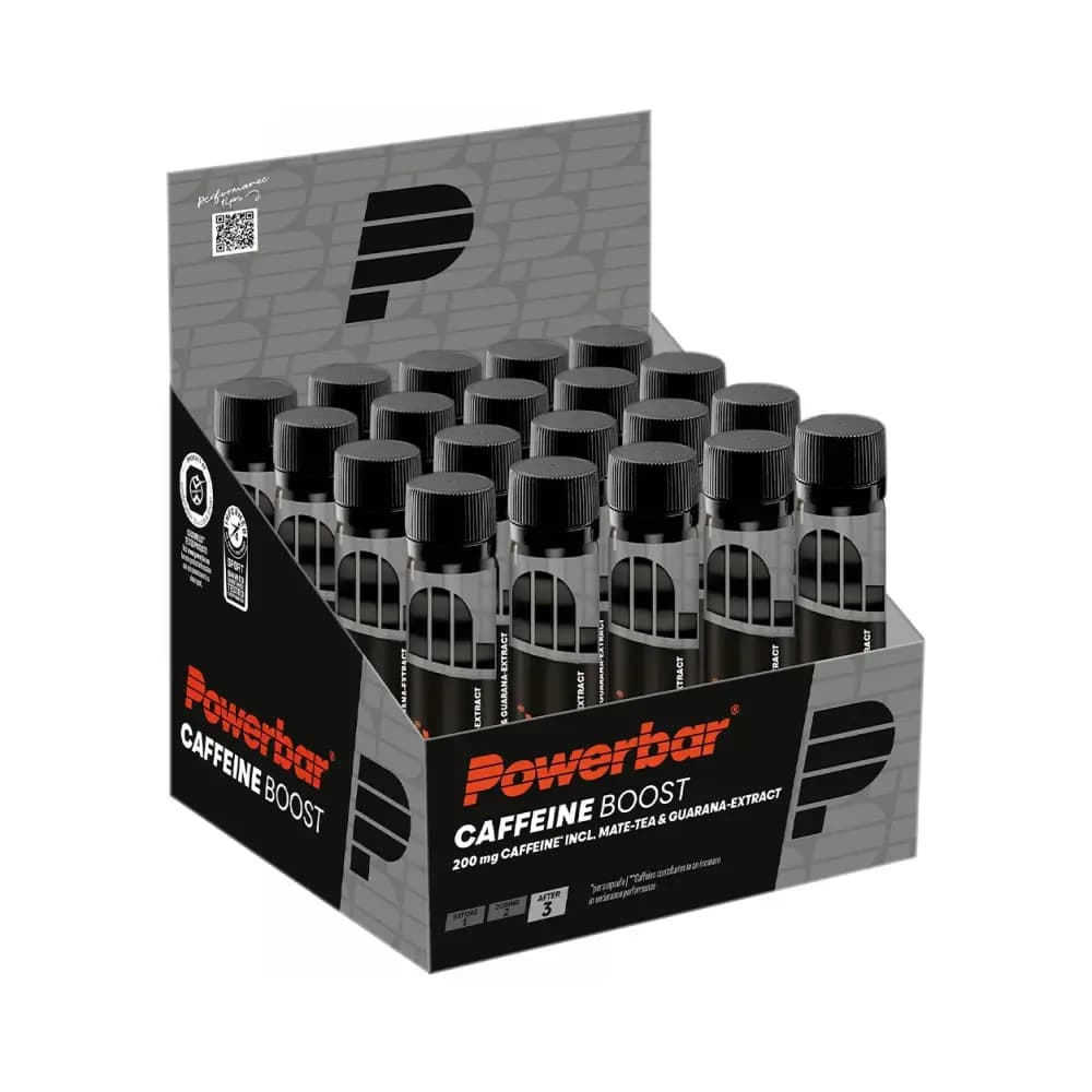 POWER - Caffeine Boost (20x25ml) - Unflavoured – Powerbar förpackning