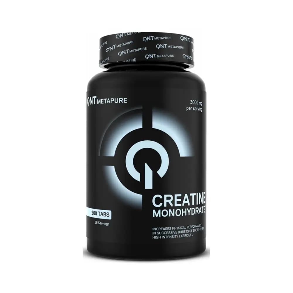 QNT - Creatine - Standard - 200 tablets (86 servings) – QNT förpackning