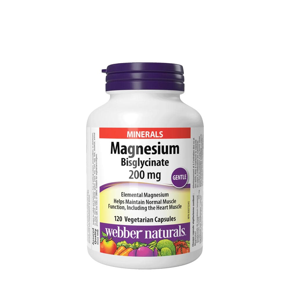 Webber Naturals Magnesium Bisglycinate – Webber Naturals förpackning