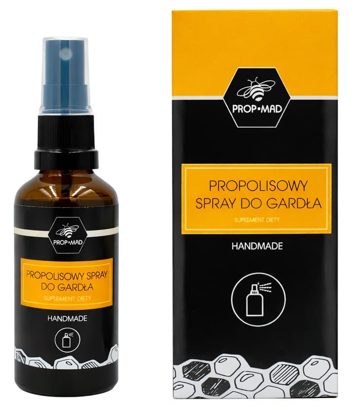 Prop-Mad - Propolis Throat Spray - 50ml – Prop-Mad förpackning