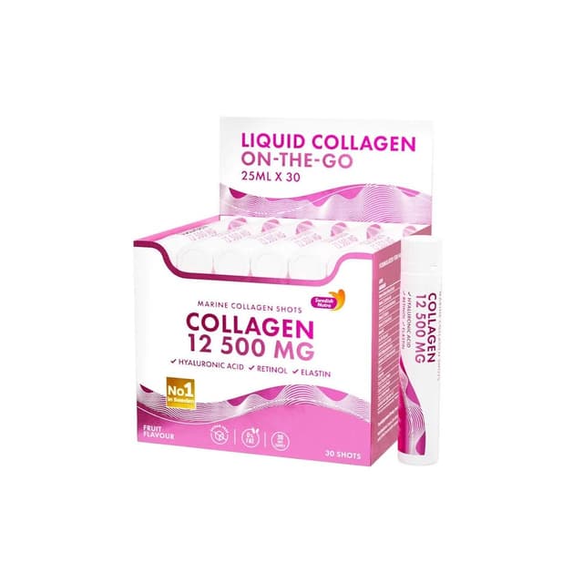 SWEDISH NATURA - Marine Collagen 12 500mg Shots 25ml x 20 – SWEDISH NATURA