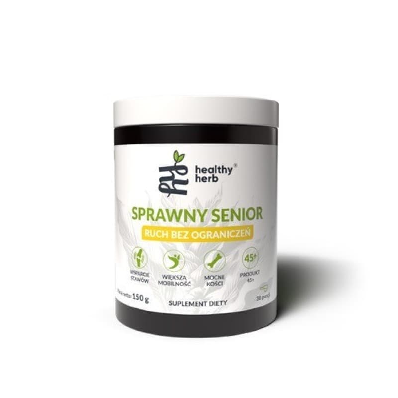 Healthy Herb Sprawny senior 150 g – Healthy Herb förpackning