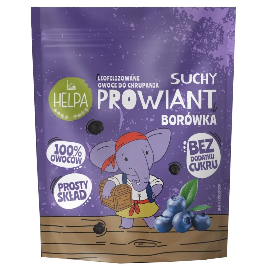 Helpa - Dried Bilberry Provisions 9g – helpa förpackning