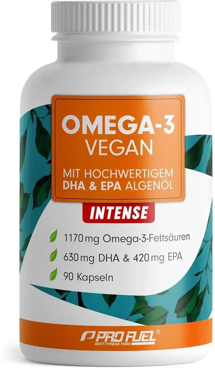 ProFuel - Omega-3 Vegan Algenöl Intense - 90 Caps