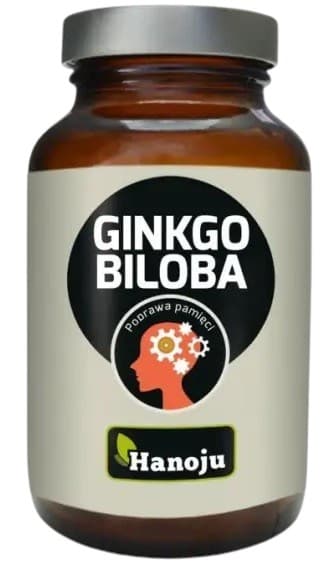 Hanoju - Ginkgo biloba-extrakt - 400 mg, 90 kapslar – förpackning