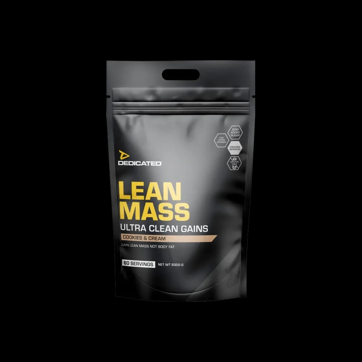 Dedicated - Lean Mass Småkager og fløde, 6000 g