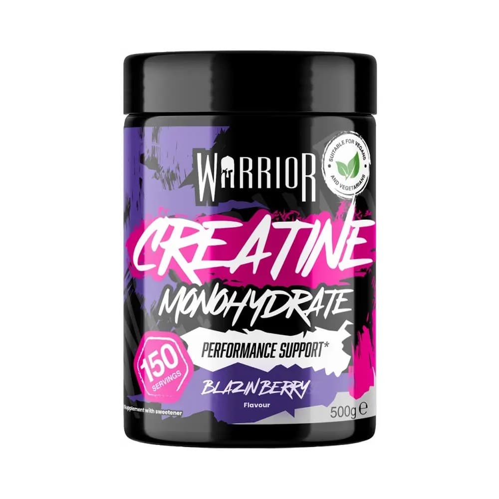 Warrior Creatine - flavoured - Blazin' – Warrior förpackning