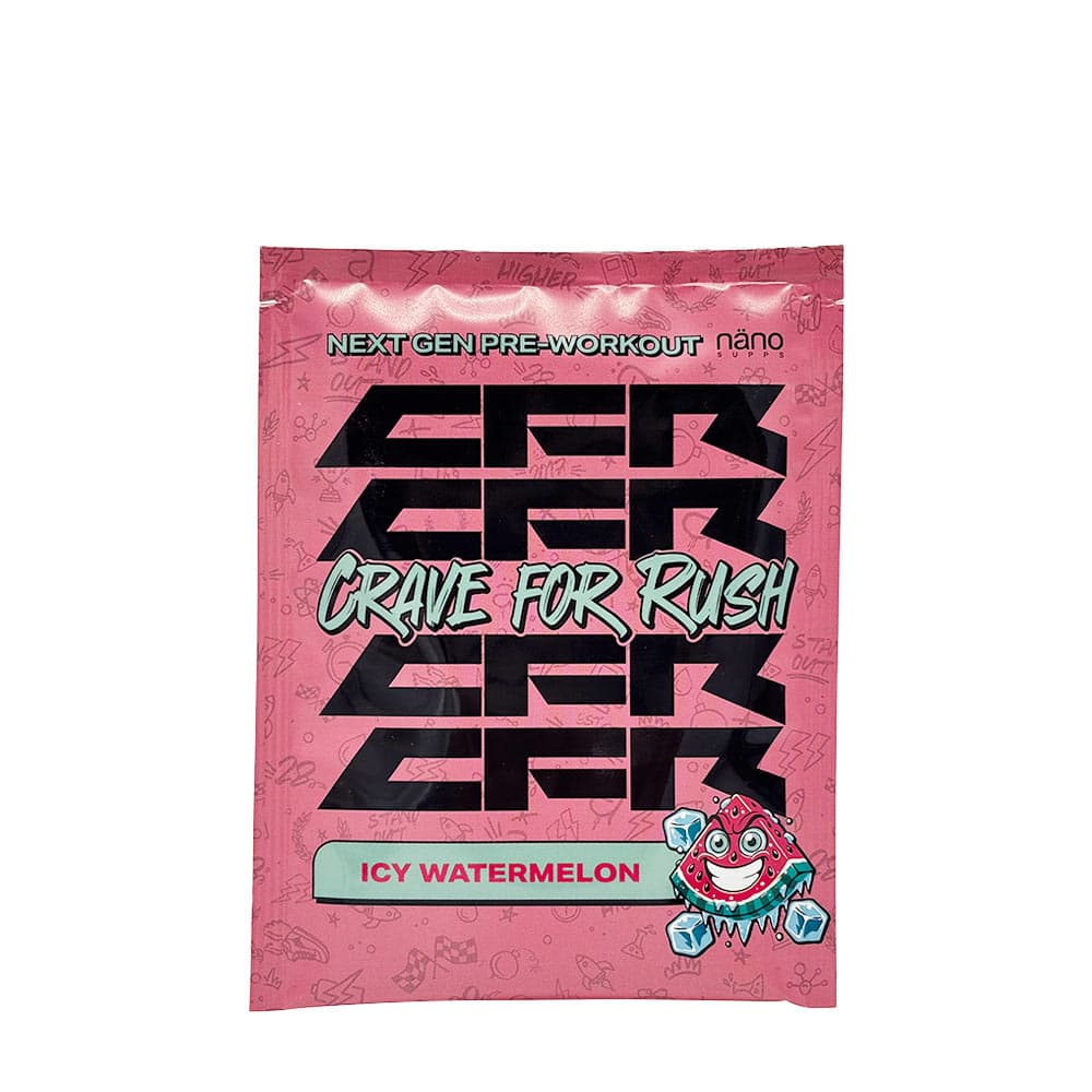 Nanosupps - Crave For Rush Pre-Workout – Nanosupps förpackning