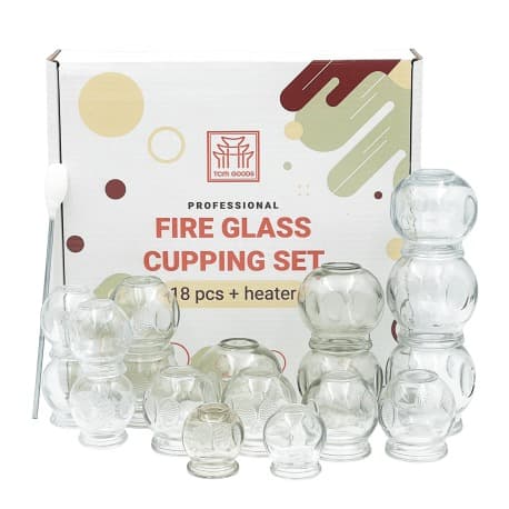 TCM Goods - Professional Fire Glass Cupping Set - 18 pcs