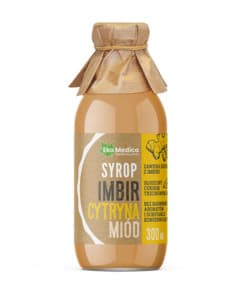 Eka Medica - Ginger Syrup with Lemon and Honey - 300ml – Eka Medica förpackning
