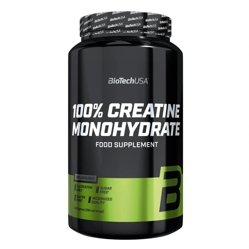 BioTechUSA - Creatine Monohydrate Powder 1000g – BioTechUSA förpackning