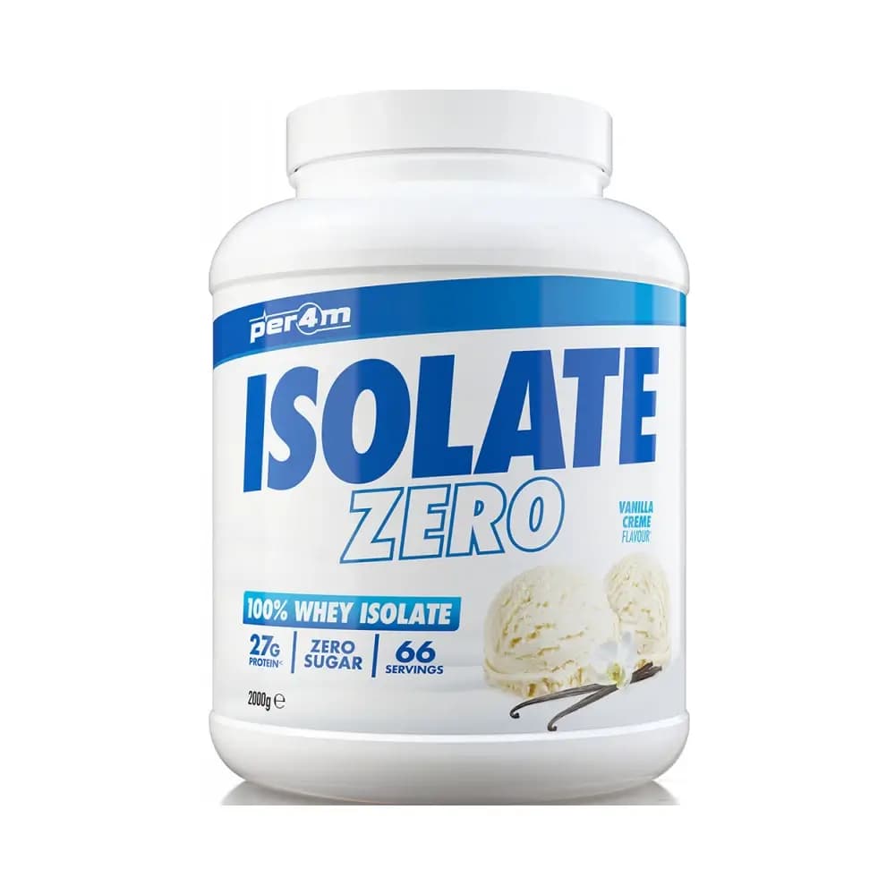 Per4m Whey Isolate Zero – Per4M förpackning