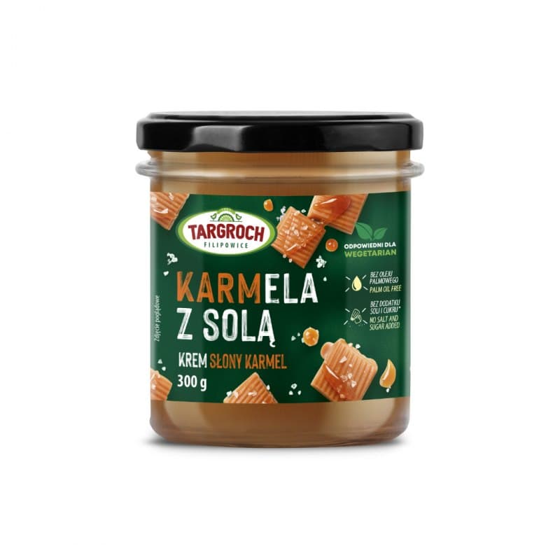 Targroch - Caramel Spread with Salt - 300g – Targroch förpackning